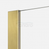 NEW TRENDY Kabina ścianka prysznicowa Nesta Gold Brushed 120x200, walk in K-1743